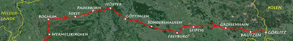 mein Camino von Bochum bis Schengen